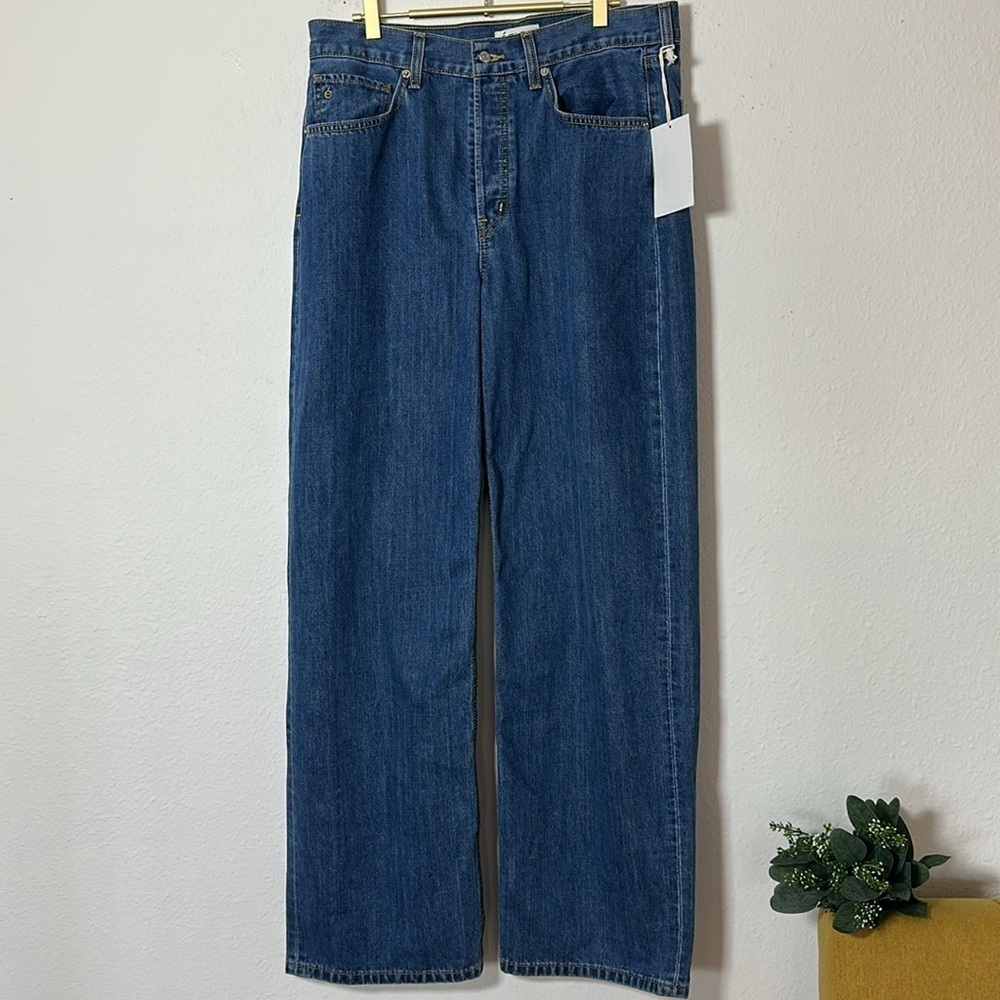 Etica Blue Stanton Relaxed Wide Leg Fistral Denim Jeans Sz. 30 NWT! - Picture 6 of 12